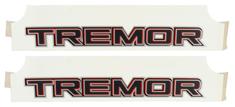OEM NEW 2021-2023 Ford RANGER TREMOR Black Red Silver 4X4 Decal PAIR BOTH SIDES