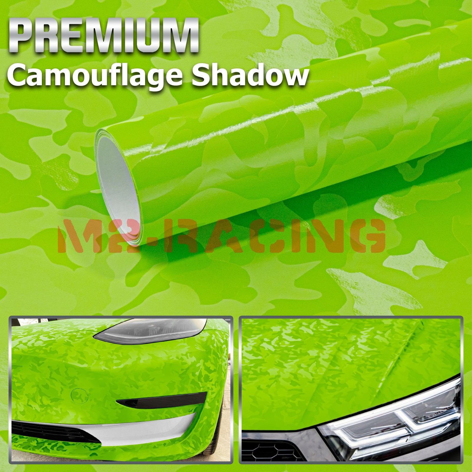 Camouflage Shadow Matte Car Auto Vinyl Wrap Decal Sticker Decoration Sheet Film