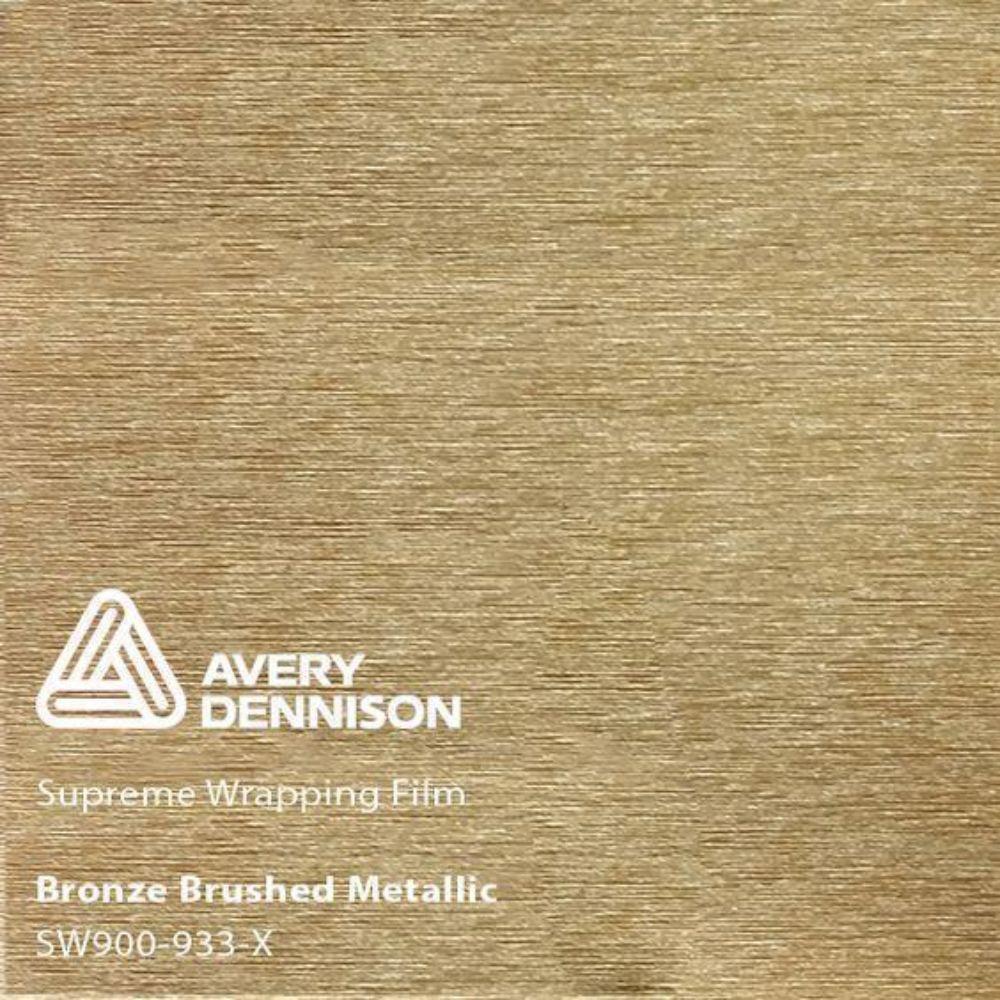 Avery Dennison SW900 Supreme Brushed Bronze Metallic Vinyl Car Wrap Film | 933-X