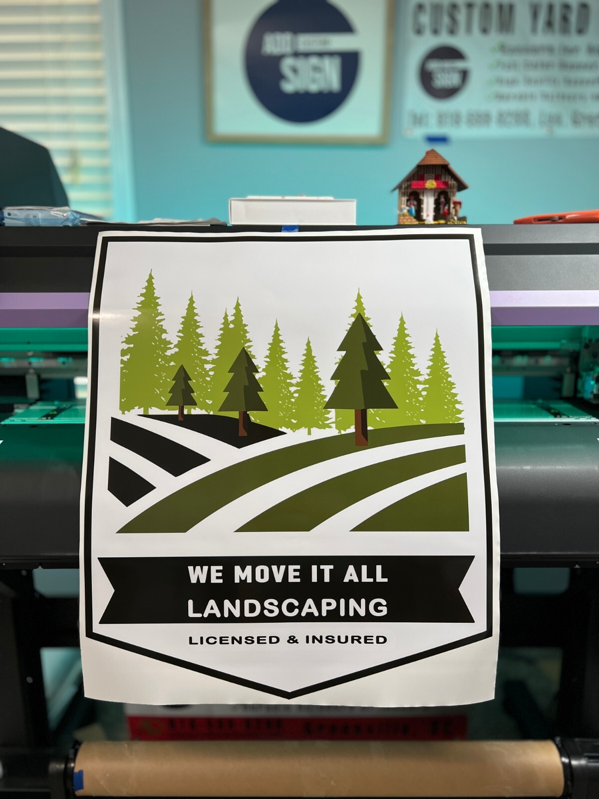 Custom Logo Decal AirRelease Customized Business Logo Graphic 8 Years Durability
