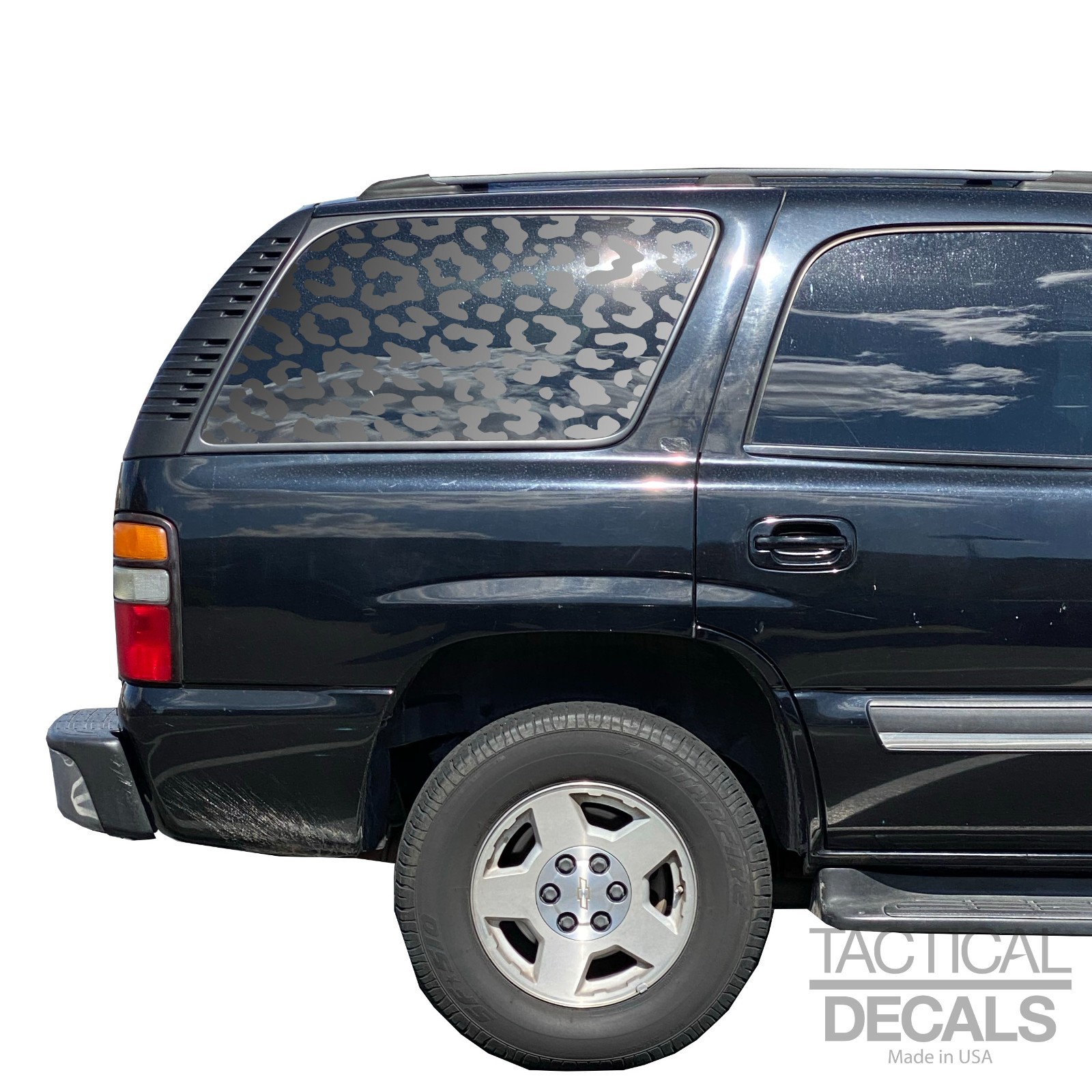 Cheetah Leopard skin allover print decal for 2000-2006 Chevy Tahoe CT1-DG1