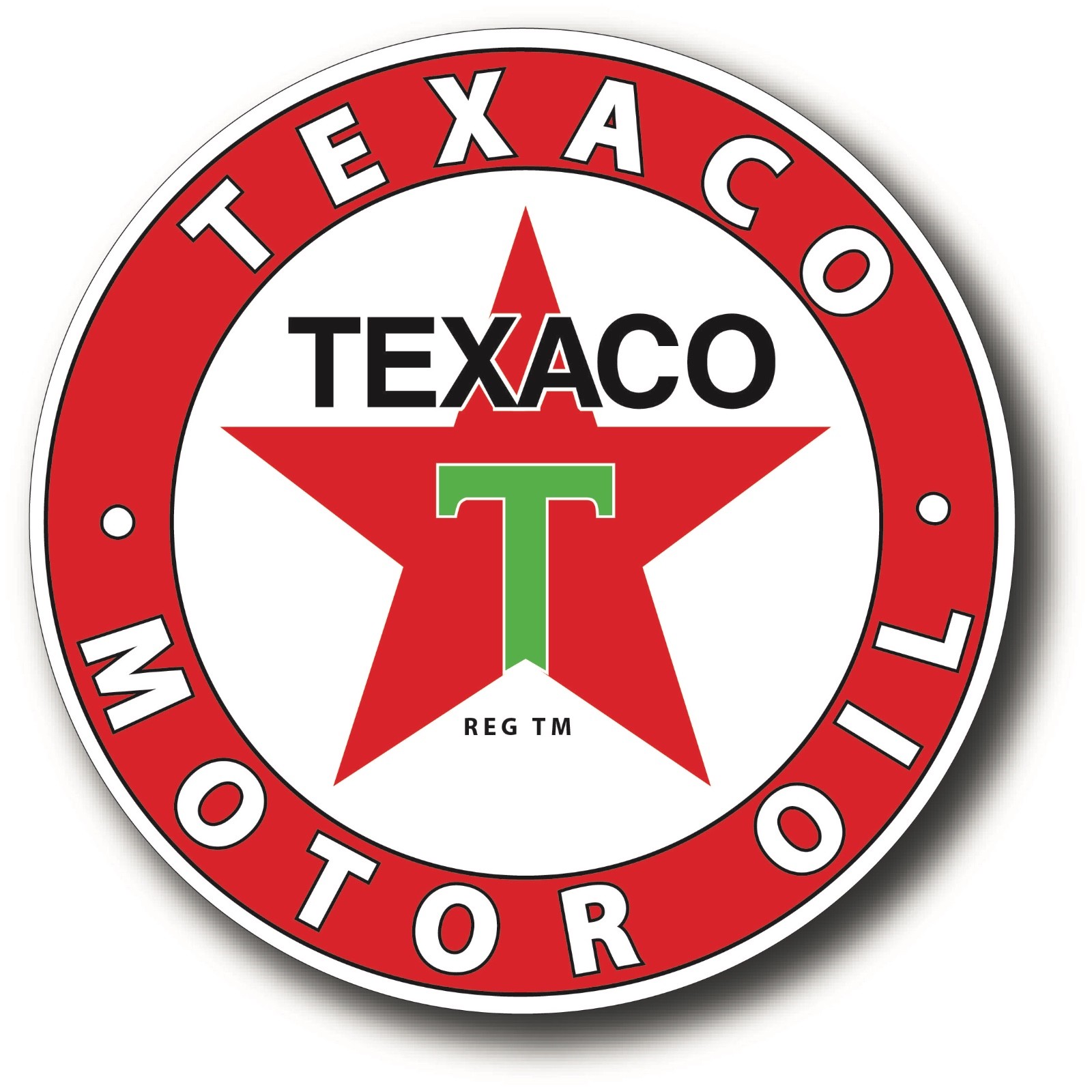 TEXACO 4 INCH DECAL STICKER STYLE 3 SUPER HIGH GLOSS OUTDOOR