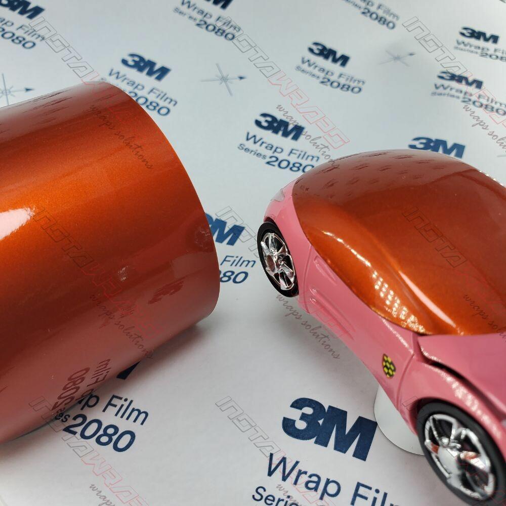 3M 1080 / 2080 Scotchprint Gloss Fiery Orange Vinyl Car Wrap Film | G364