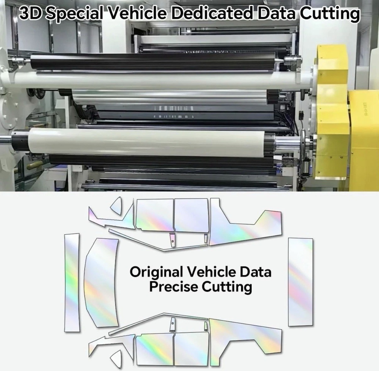 Cybertruck DIY PPF Paint Protection Film Wrap Color Change Gloss Piano Black US