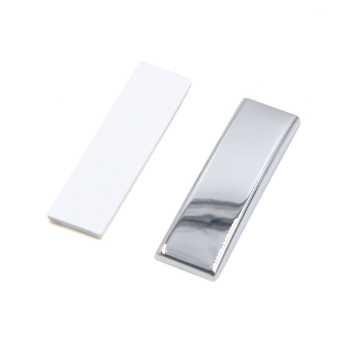 Silver Tone Metal I Letter Shaped Alphabet Sticker Emblem Badge Decals for Car