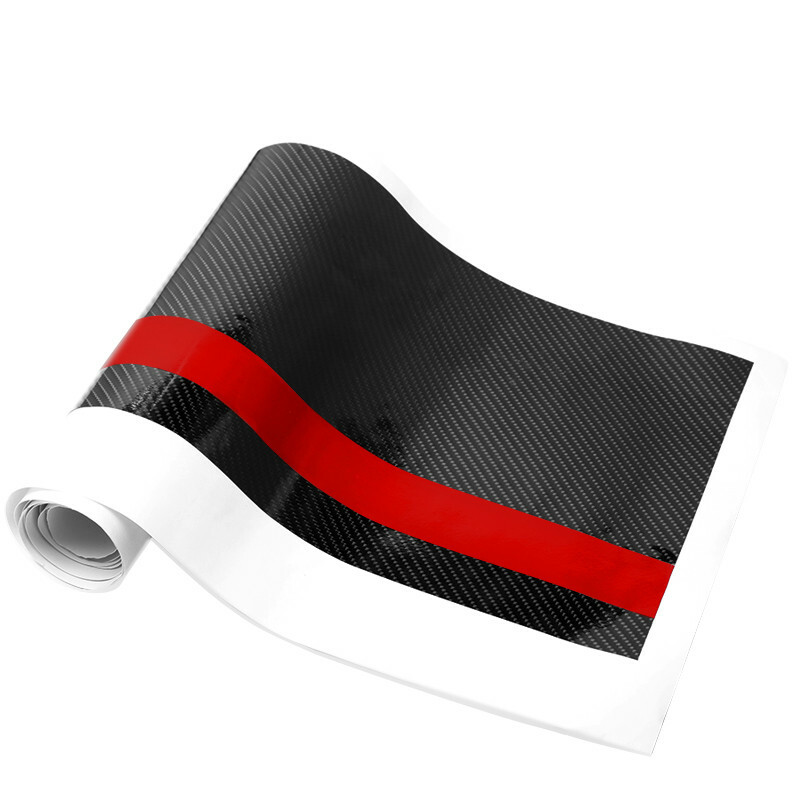 Matte Black Carbon Fiber Car Front Hood Sticker Sports Cover Universal For BWM