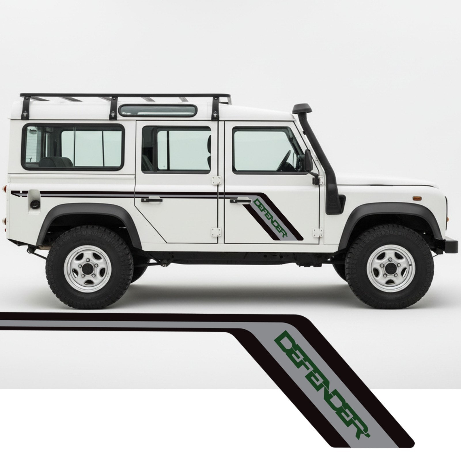Land Rover DEFENDER 110 Stripes/Graphics full set for both sides