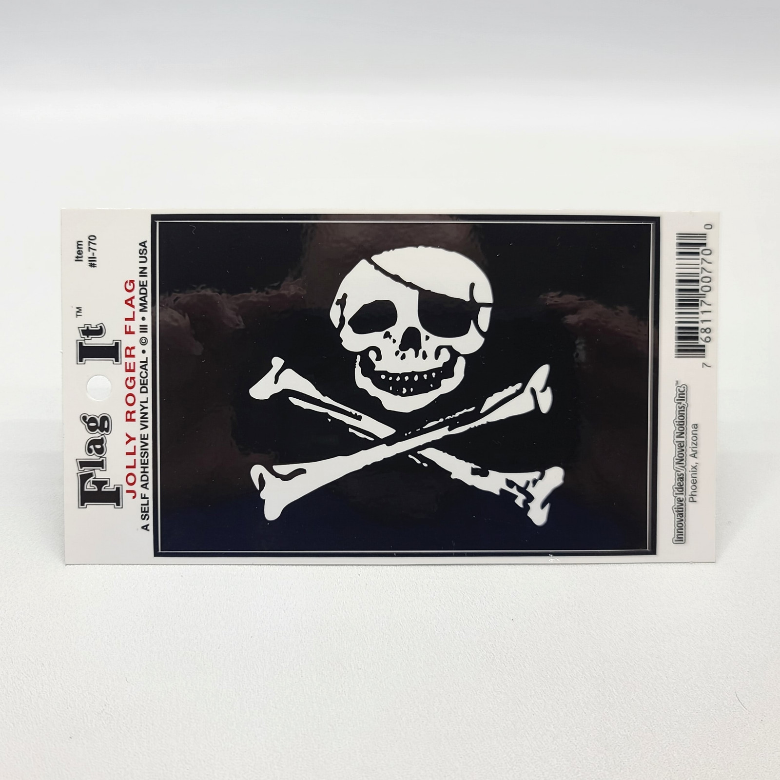 ⭐️ Flag It Jolly Rogers Window Bumper Vinyl Decal Sticker- 3.25″ x 4.875″