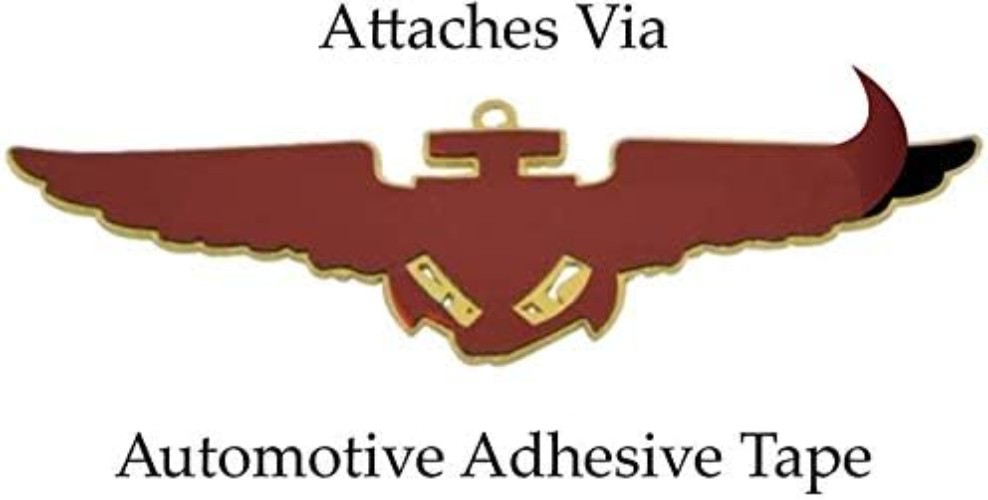 Universal Fit Red/Blue American Flag Auto Emblem – Perfect for Cars & Trucks