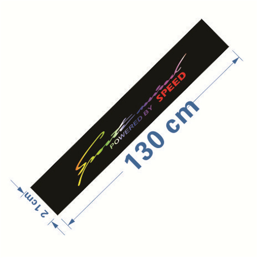 Windshield Decal Car Sticker Colorful Reflective Graphics Window Decoration