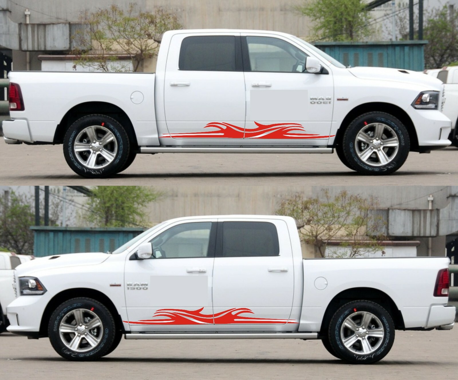 For 09-18 Dodge Ram 2500 1500 Universal Decal Vinyl Sticker SUV Truck Side BODY