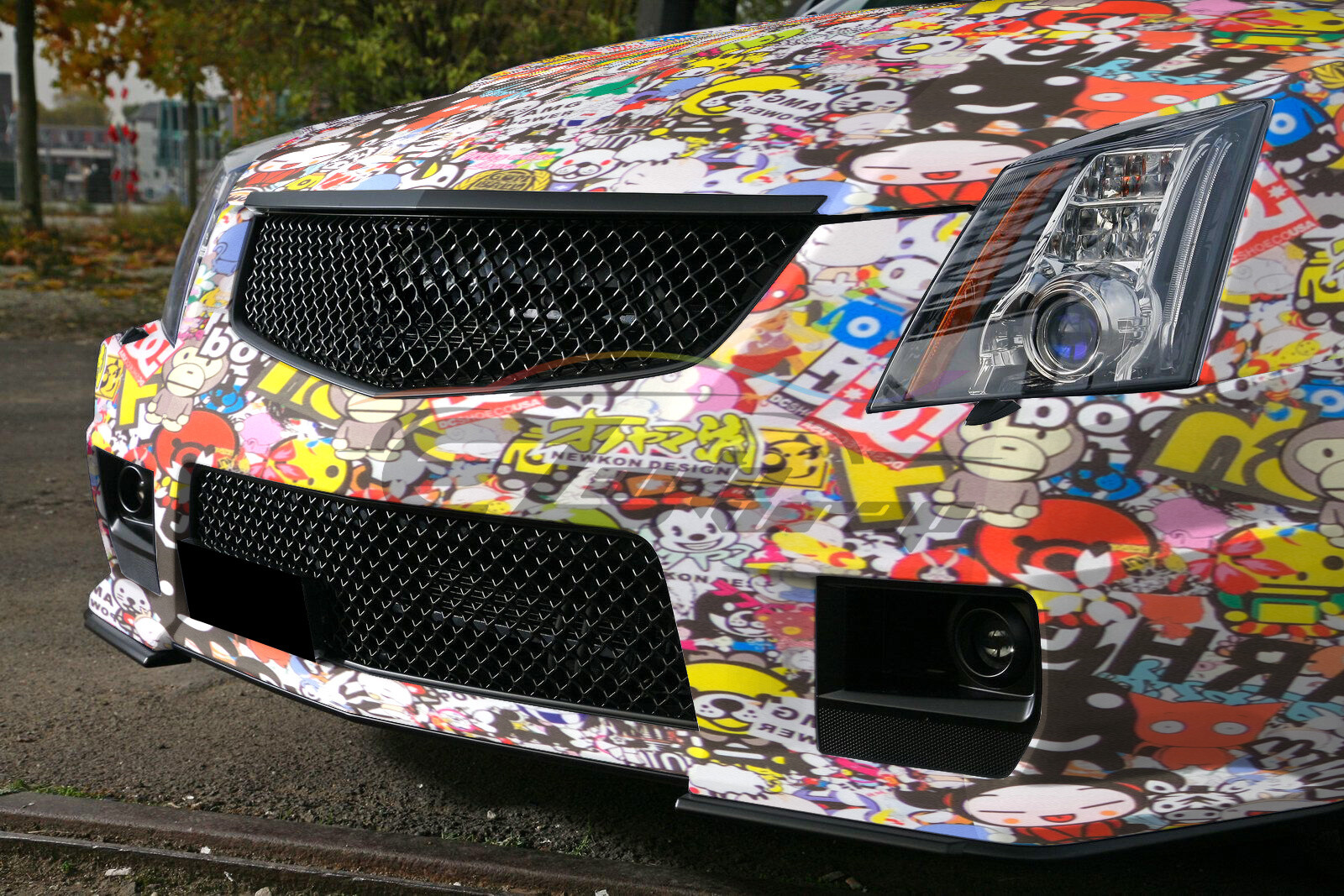【Sticker Bomb】 Vinyl Wrap Decal Film Graffiti Cartoon JDM USDM Sheet DIY #194