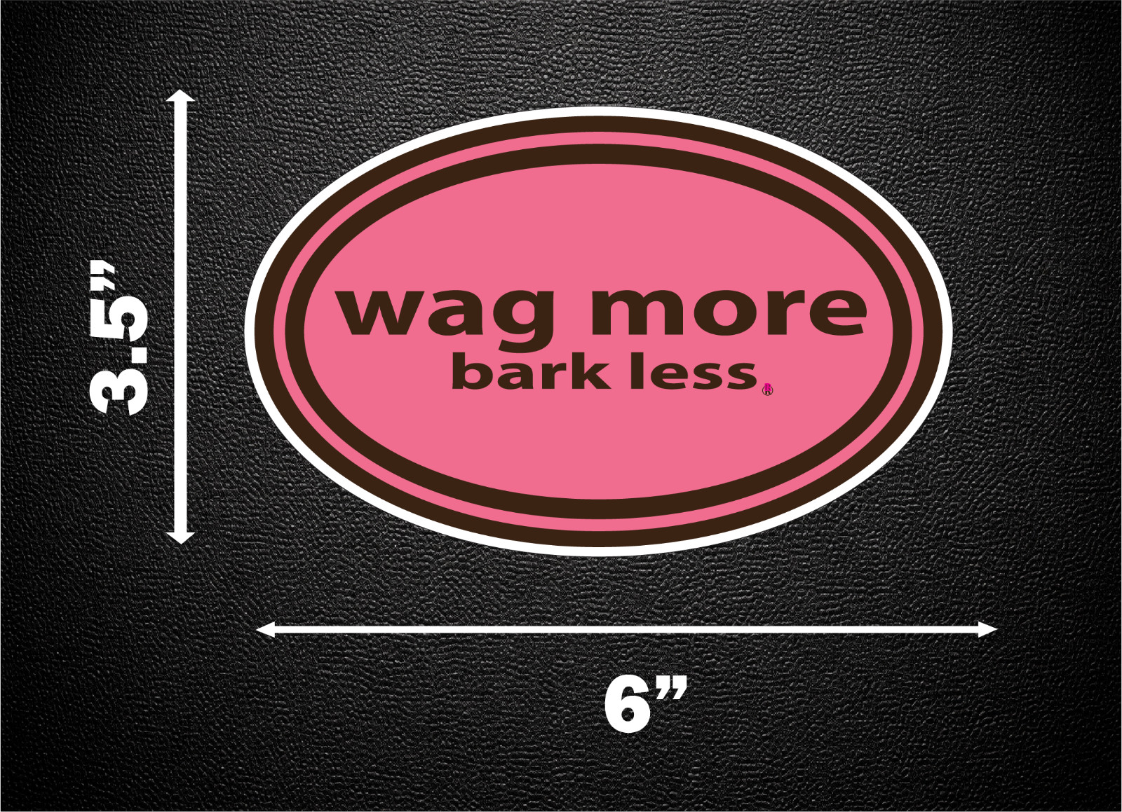 Wag More Bark Less Dog Decal Sticker D68 Free Same Day Shipping