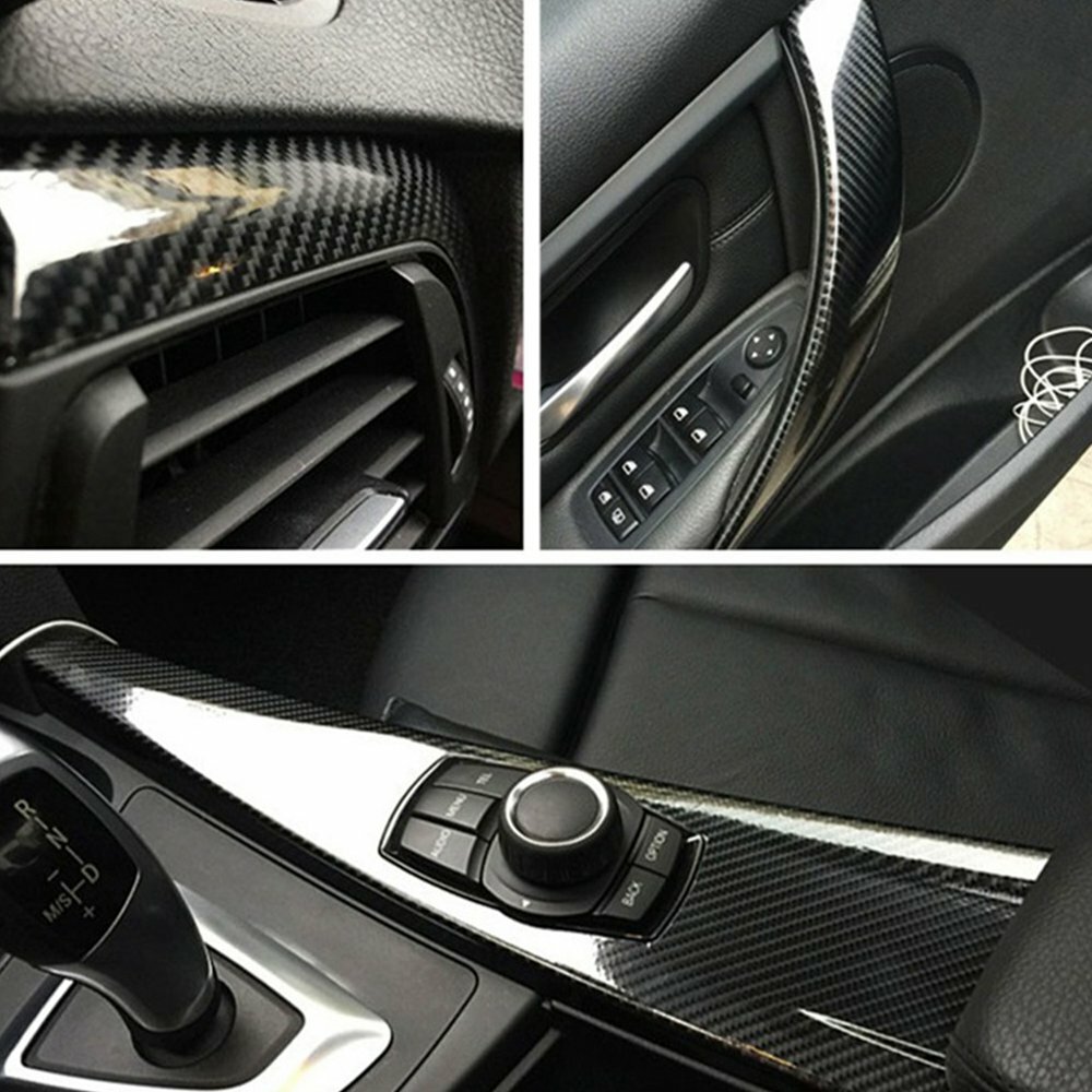 5D Waterproof Carbon Fiber Vinyl Car Wrap Sheet Roll Film Sticker Decal Paper