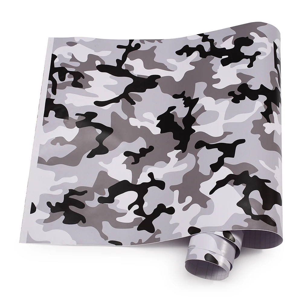Camo Shadow Camouflage Vinyl Car Wrap Air Release Film Sticker Decal Sheet