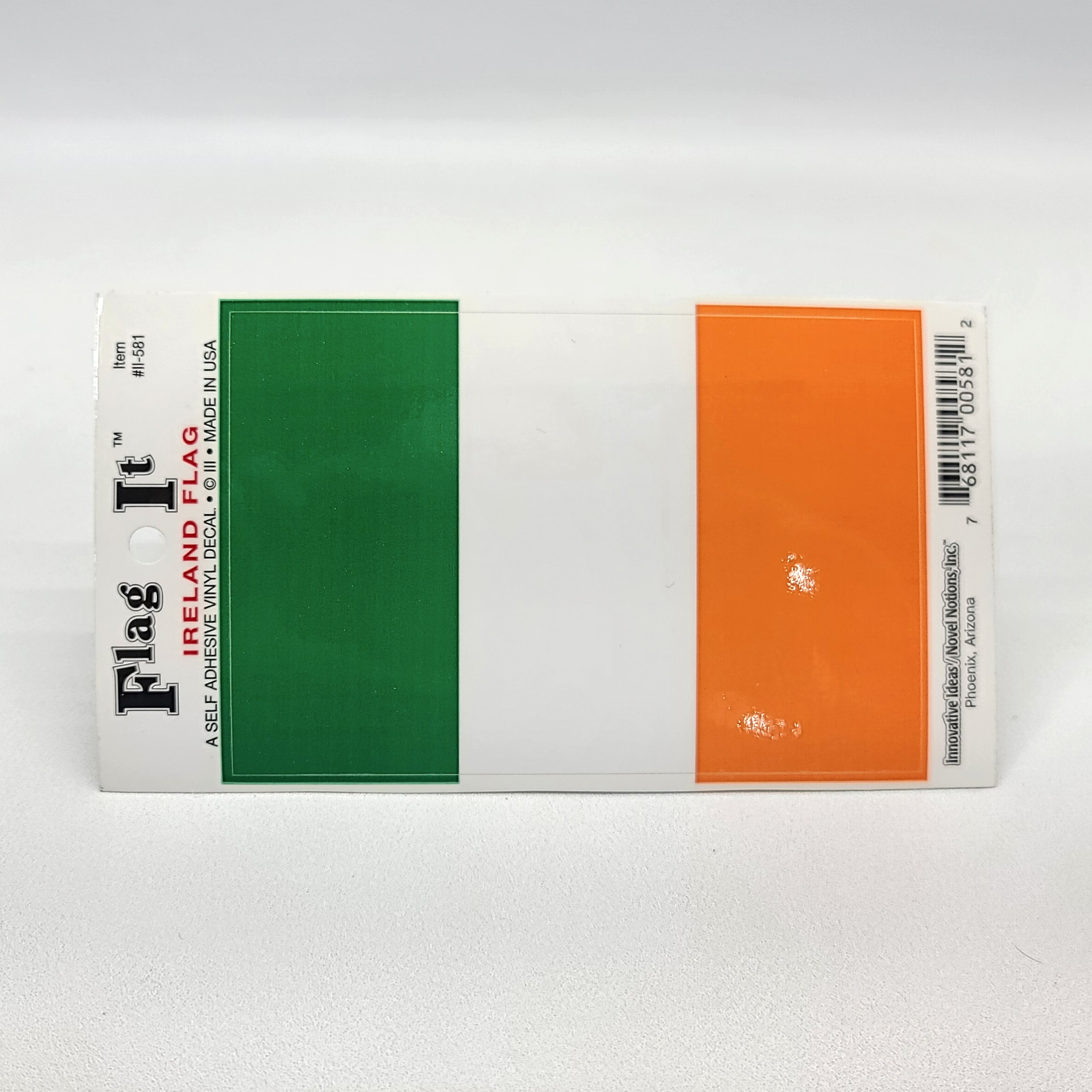 ⭐️ Flag It Ireland Flag Window Bumper Vinyl Decal Sticker- 3.25″ x 4.875″