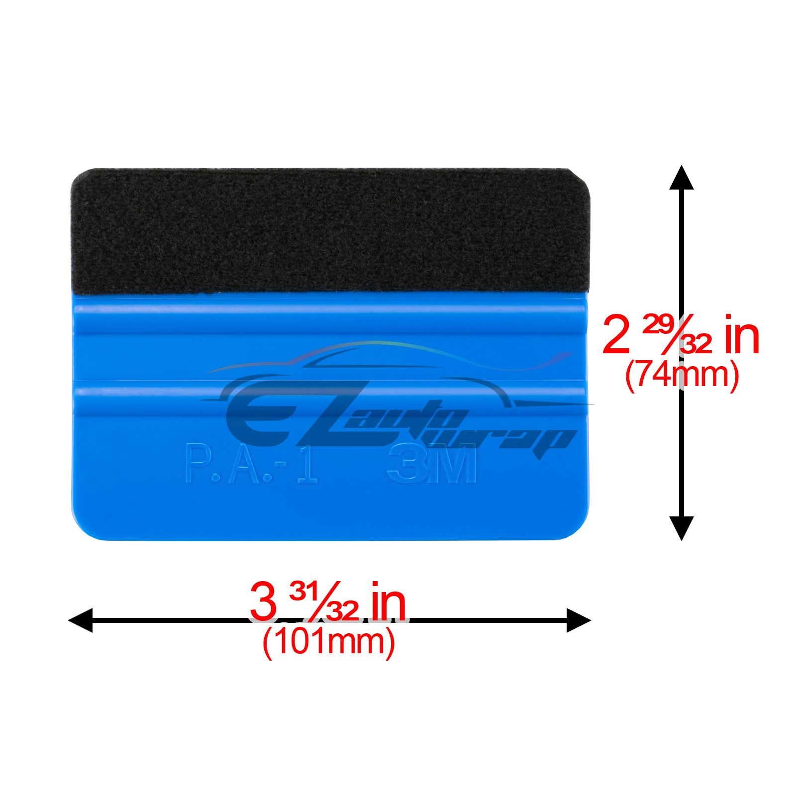 3M Blue Squeegee Applicator Tool Replaceable Felt Edge Tips x10pcs Felt Kit Set