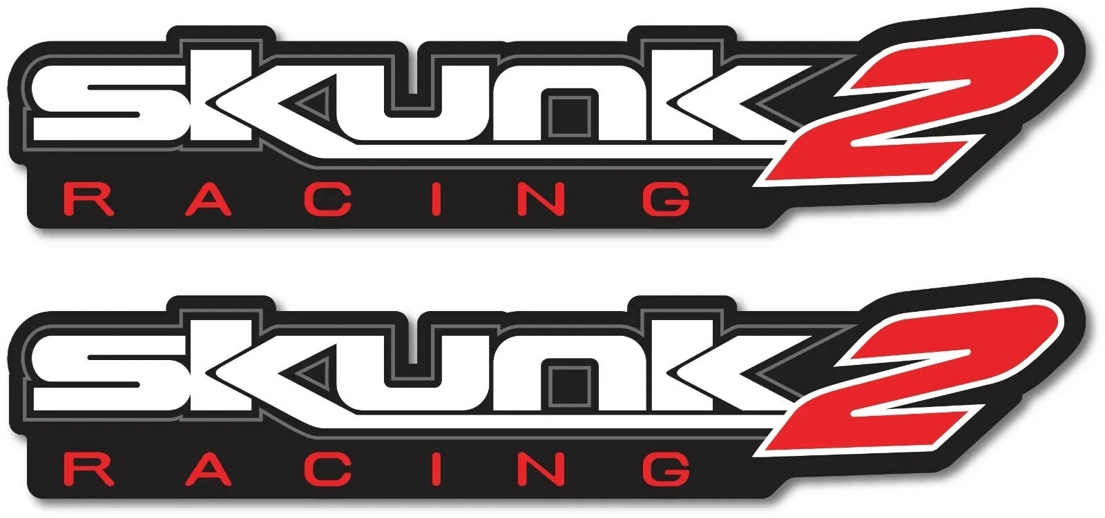 2X SKUNK2 DECAL STICKER TRUCK VEHICLE JDM SUSPENSION RACING CAR EVO STI HONDA OF