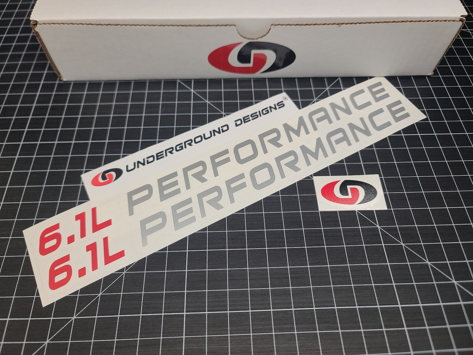 6.1L Performance Decals (2pk) Hood Stickers Fits 2006-2010 Charger Cherokee 300C