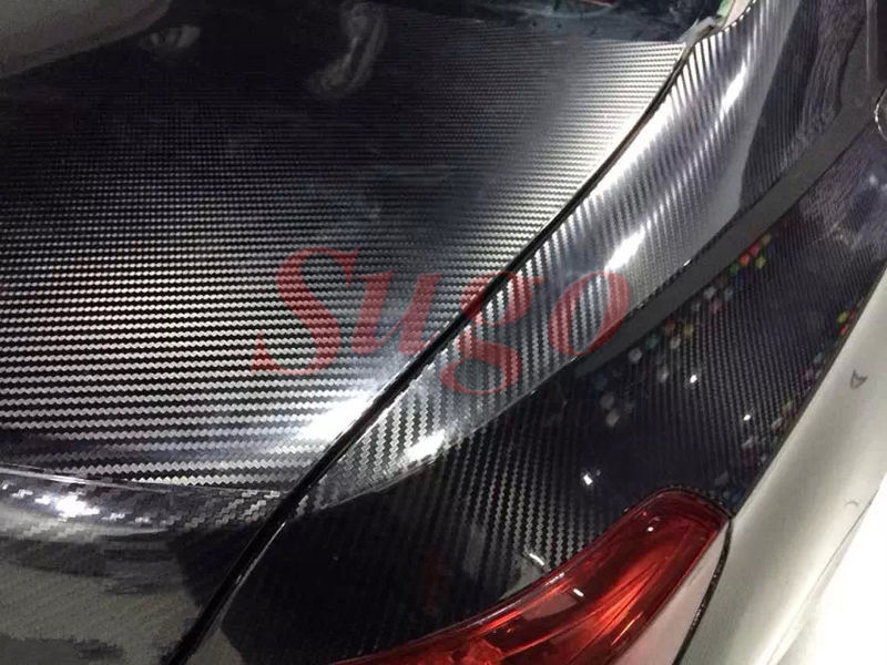 4D GloSSy Carbon Fiber Premium Vinyl Wrap Sticker Film 60″x24″ {AIR BUBBLE FREE}