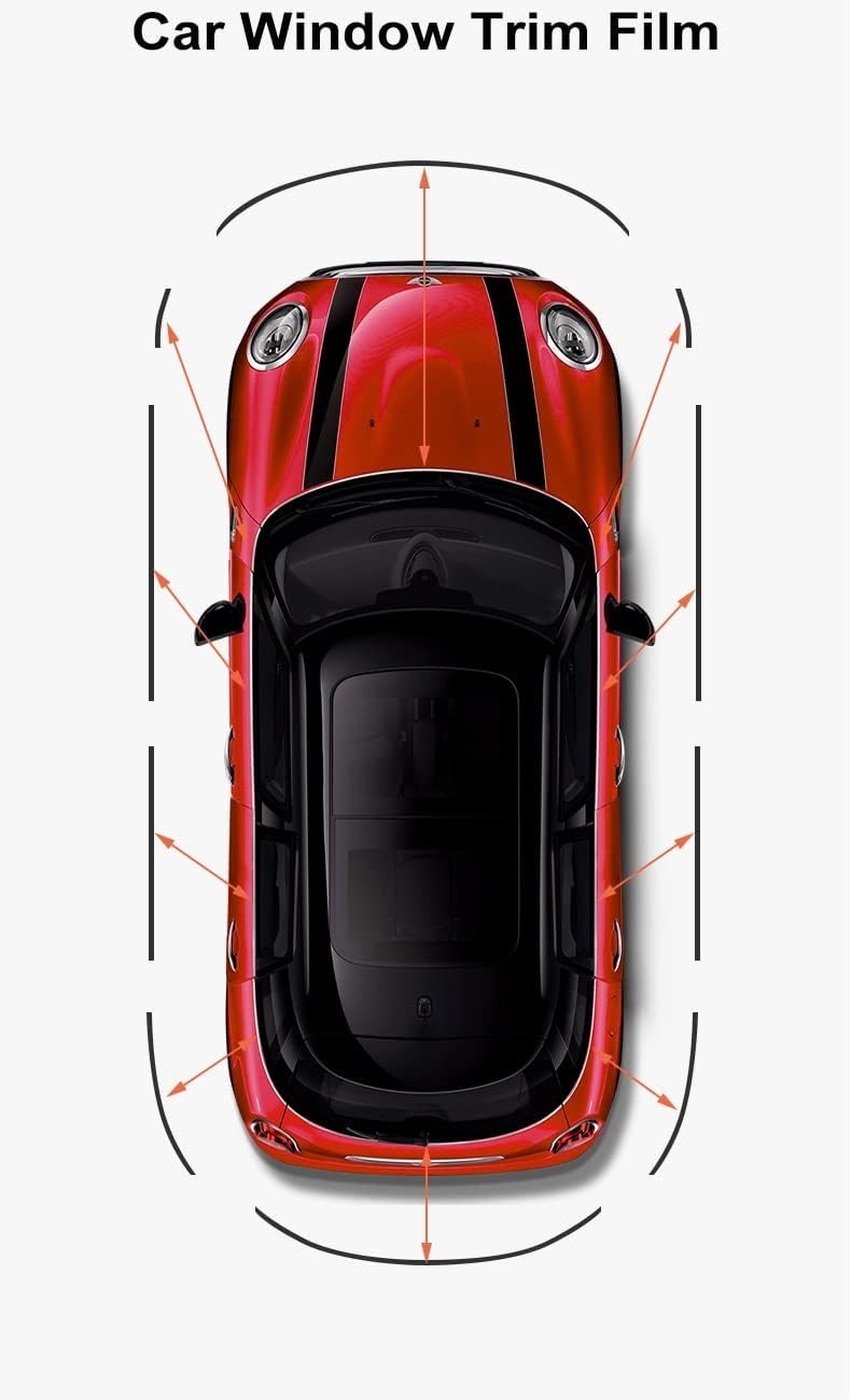 Waterproof Matte Vinyl Film for Car Interior & Exterior – Mini Cooper Compatible