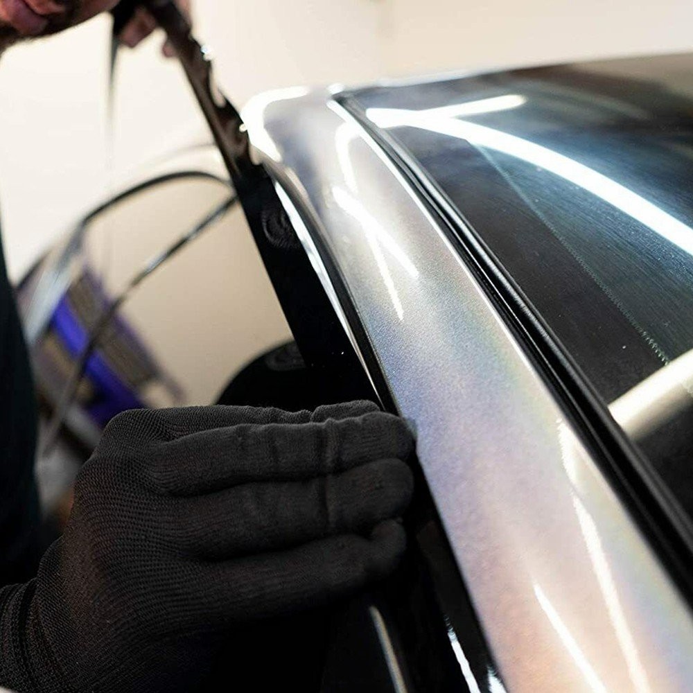 1/2Set Chrome Blackout Glossy Window Delete Trims For Honda Black Accord Sedan 2