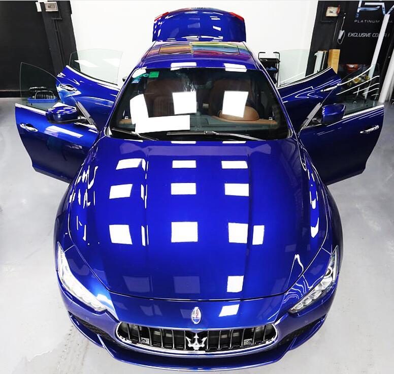 Glossy Invisible Clear Car Paint Protective Vinyl Film Wrap Sticker Bubble Free