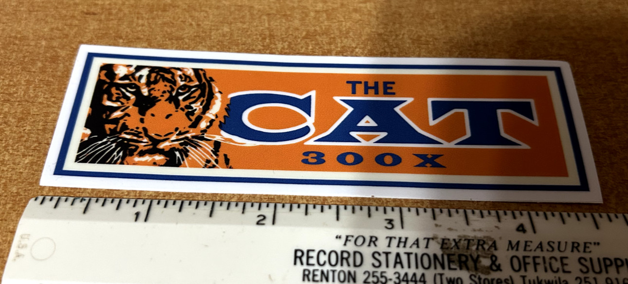 Cat 300X Mini Bike Fork and Starter Cover decal sticker minibike