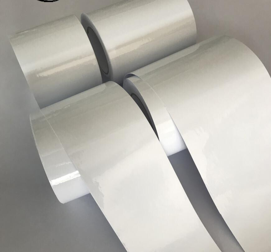 4″ x 60″ White Glossy Gloss Tape Vinyl Car Sticker Strip Film Self-adhesive