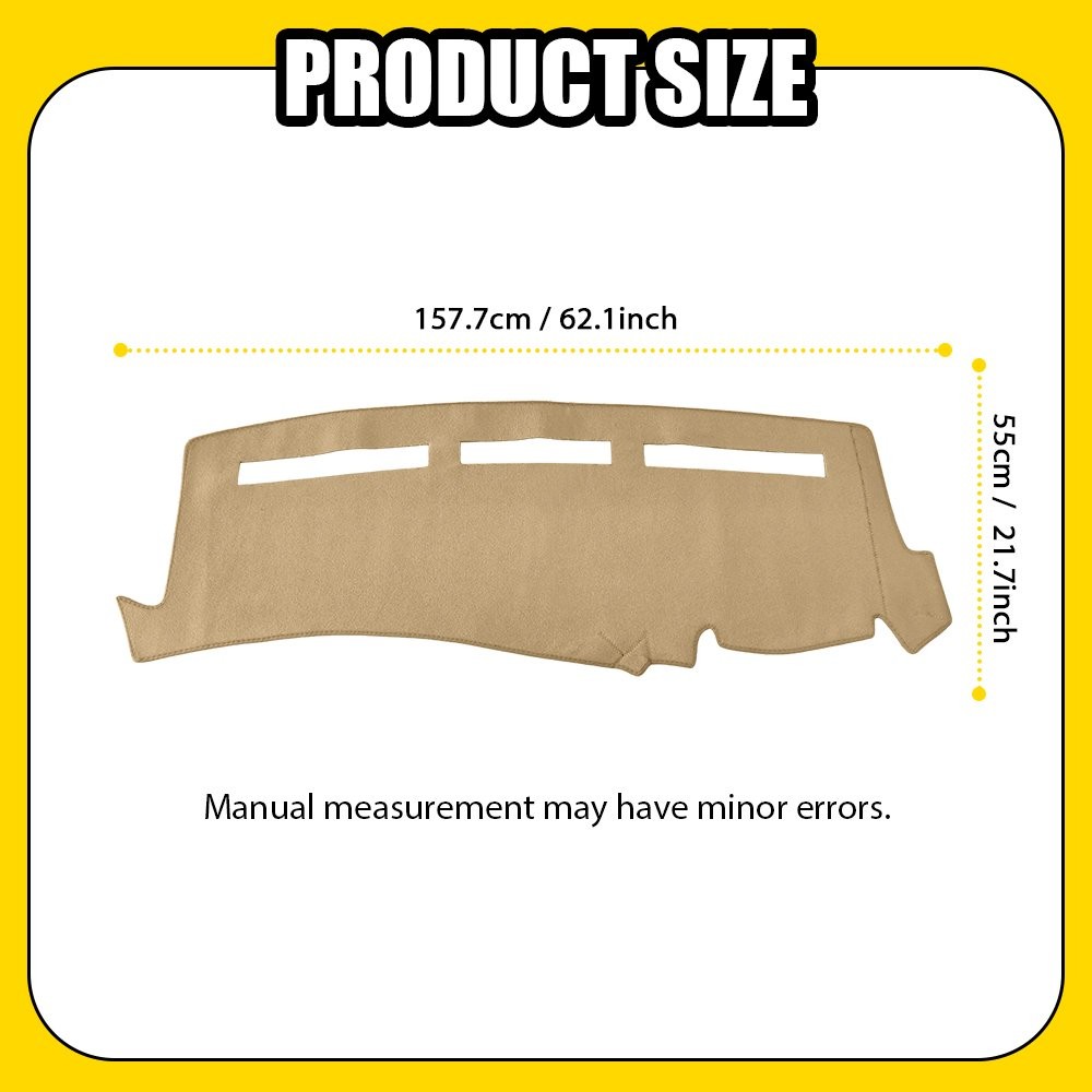 Beige DashMat Dashboard Pad Cover for Chevrolet Suburban 1500 2000-06 Tahoe 1-5X