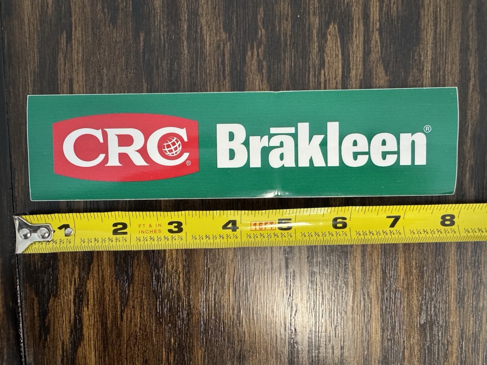 CRC Brakleen Sticker Decal – 8″ x 2″