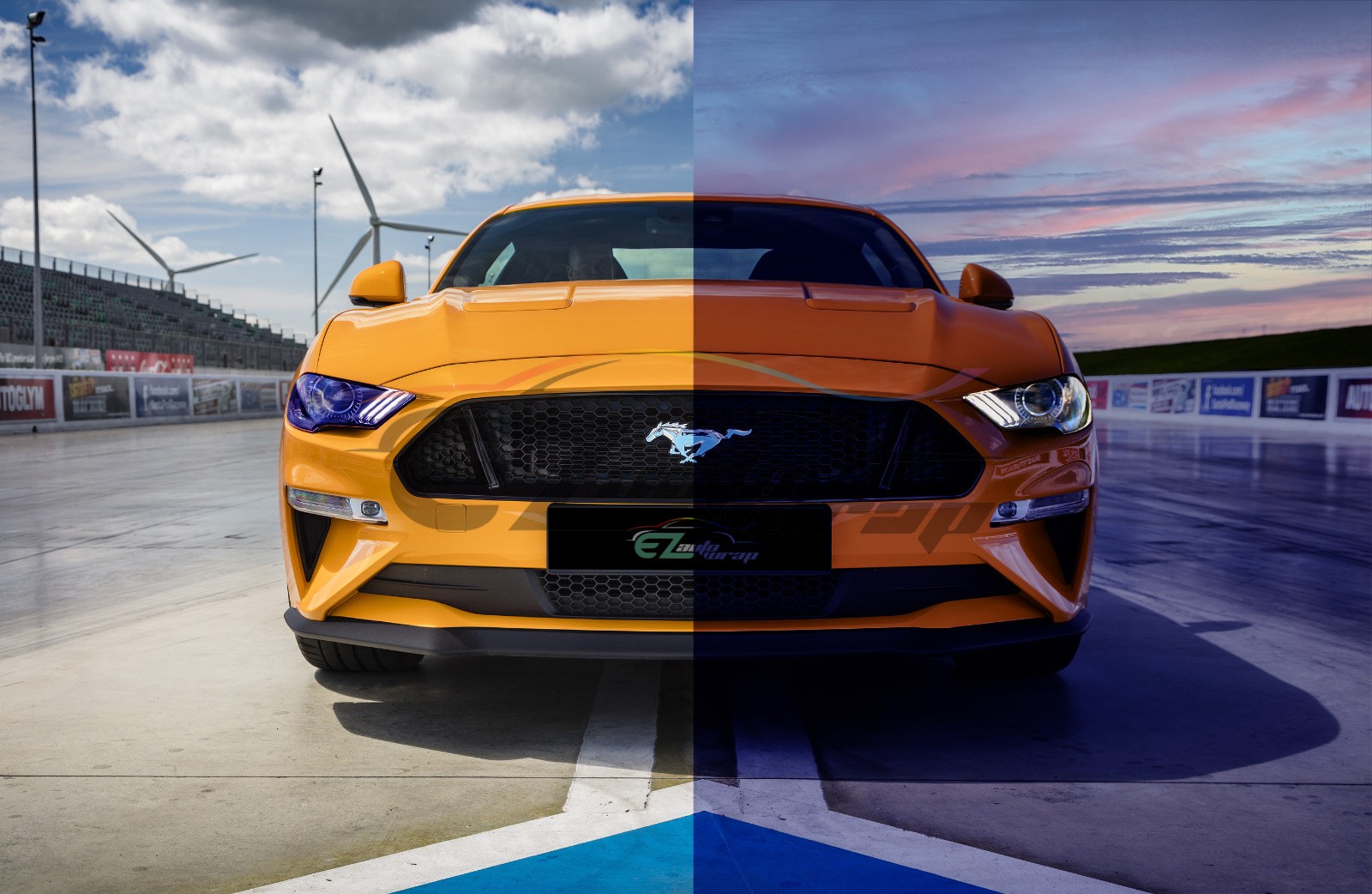 Paint Protection PPF UV Clear To Smoke Purple Headlight Taillight Fog Tint Film