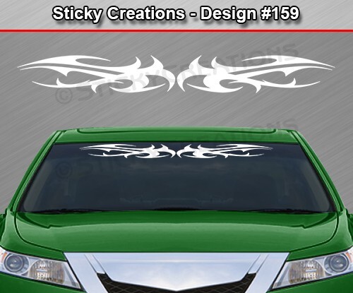 Design #159 TRIBAL THORNS Windshield Decal Window Sticker Vinyl Decoration Car