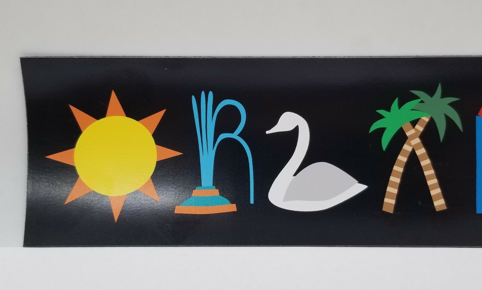 R. Nichols – Car or Other Magnet Orlando FL Icons Large Rectangle 8″ x2.25″ NEW