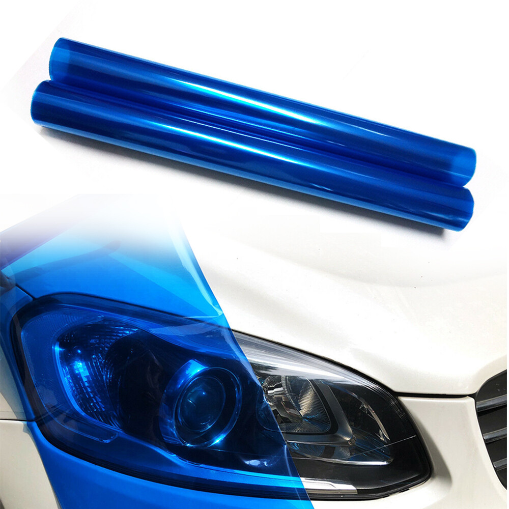 12″x48″ Dark Blue Car Headlight Tint Film Taillight Color-Changing Vinyl Sticker