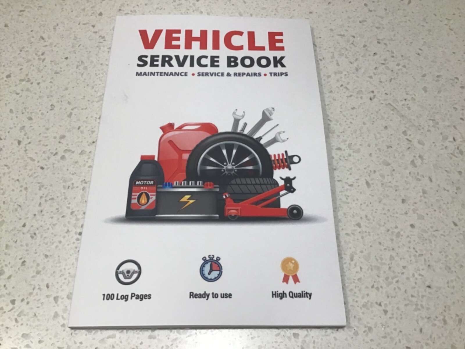CAR BOOK,VEHICLE SERVICE AND MAINTENANCE BEST SELLER