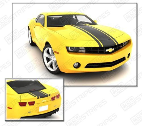 Chevrolet Camaro Center Rally Racing Stripes Decals 2010 2011 2012 2013 Pro Moto