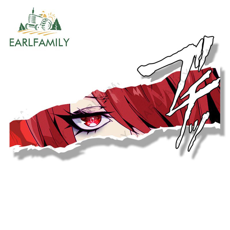 EARLFAMILY 5.1” Erza Scarlet Fanart Car Sticker Janpan Anime Waifu DIY RV Decal
