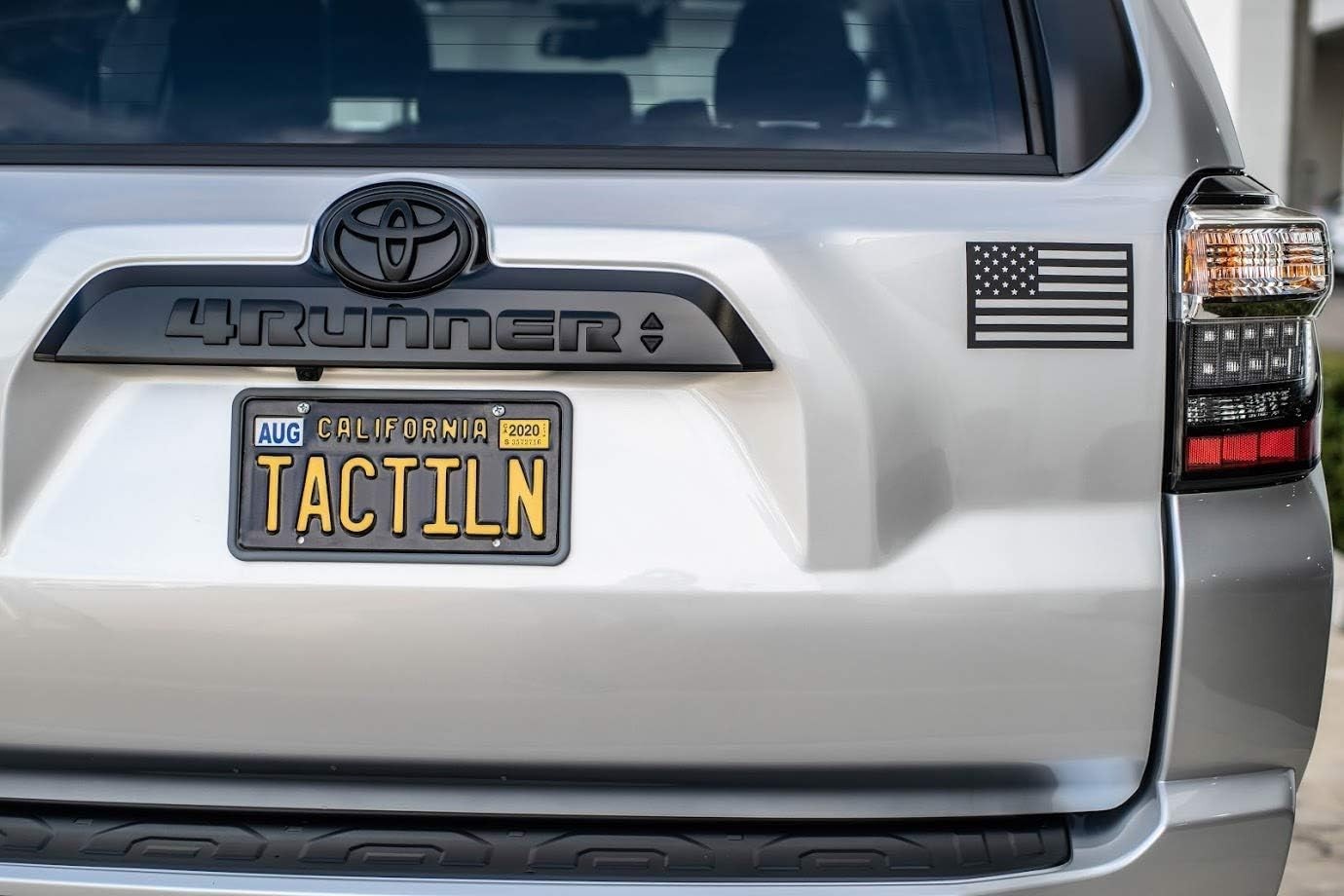 Set of 2 Tactical Black American Flag Car Magnets – Enhance Your Vehicle Style