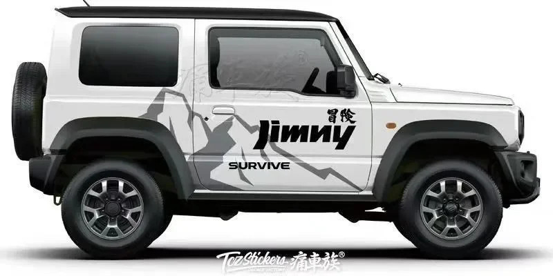 Car stickers For Suzuki Jimny body exterior decoration modified color Decal film