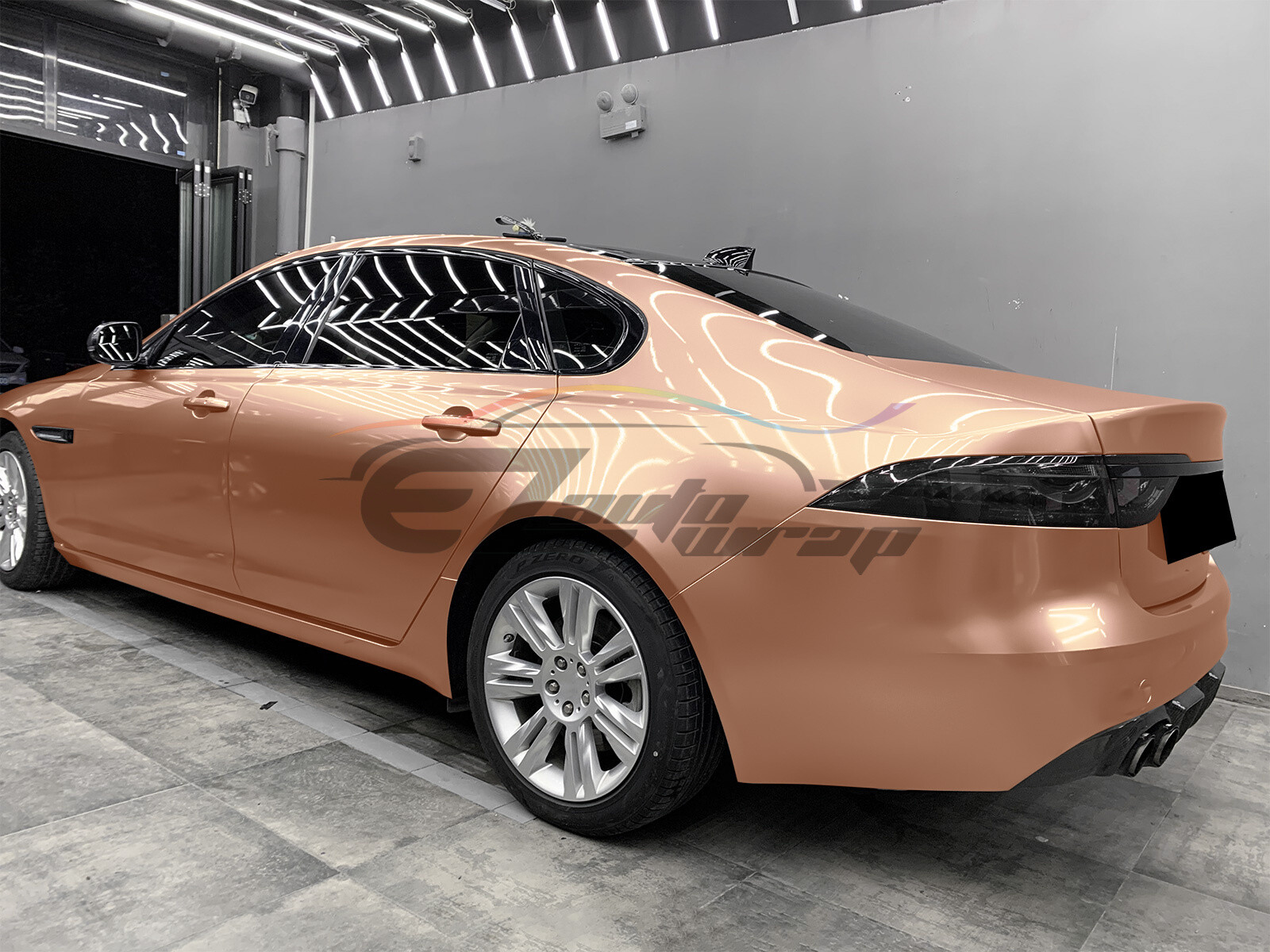 Gloss Metallic Rose Gold Candy Decal Car Vinyl Wrap Film Sticker Sheet Sparkle