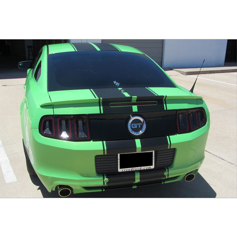 236” Black Hood Roof Trunk Rally Racing Stripe Decal Sticker For Ford Mustang