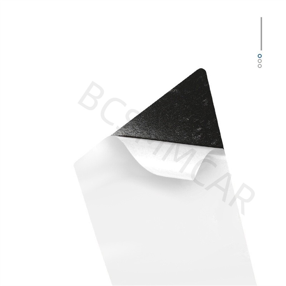Glossy Black Car Side Pillar Posts Stickers Door Window Cover Decor Accessories