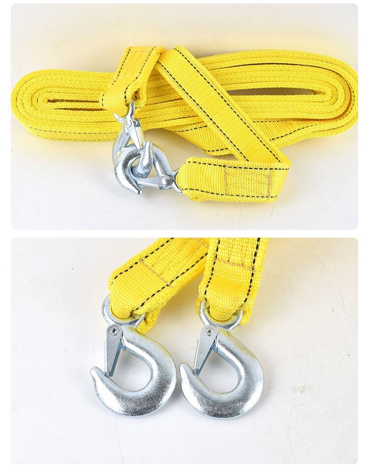 Vehicle Rescue Trailer Strap Tow Rope Off-road Universal Car Strap 3 Layers 5M