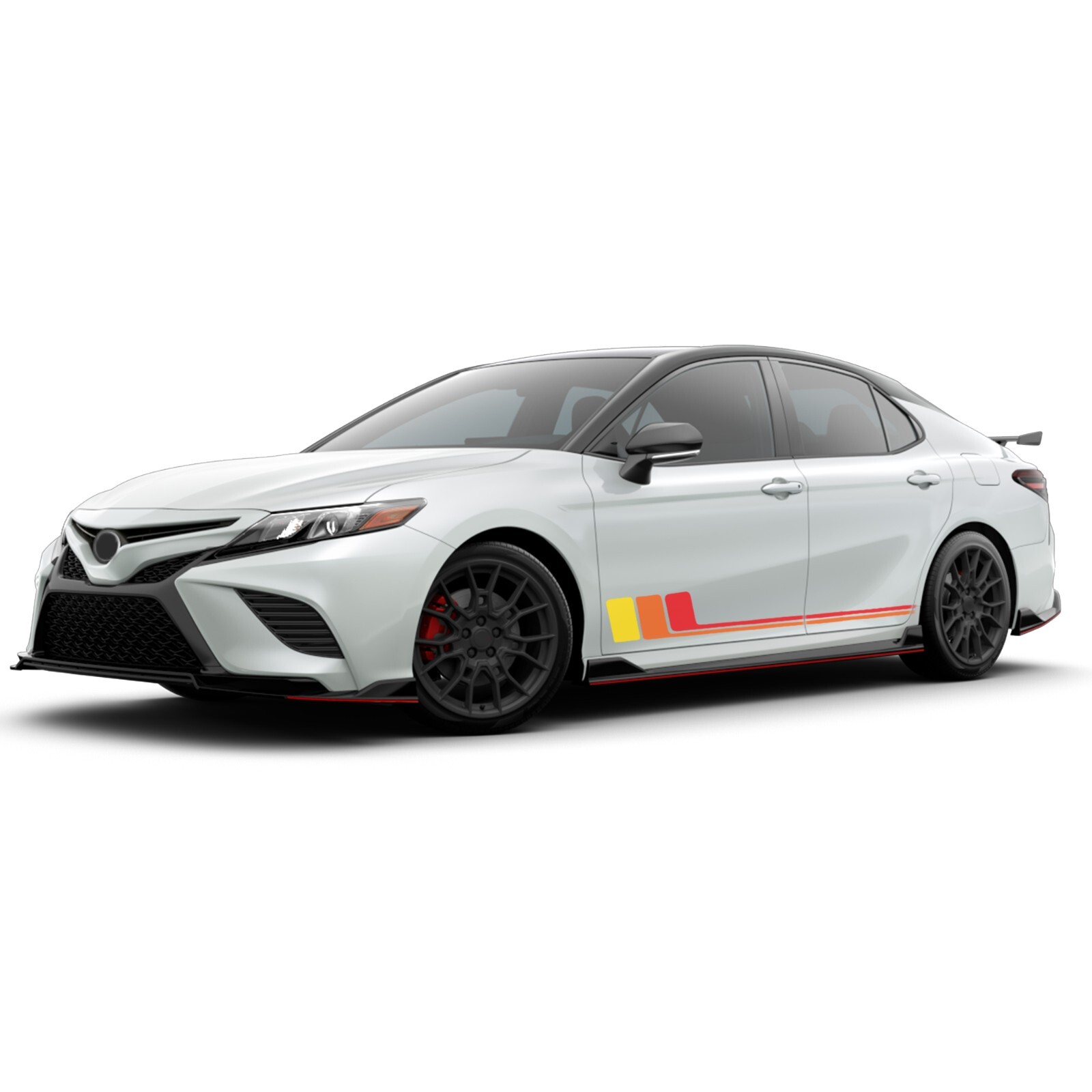 Retro TRD stripe Decal for Toyota Camry Offroad livery design Side Door Sticker