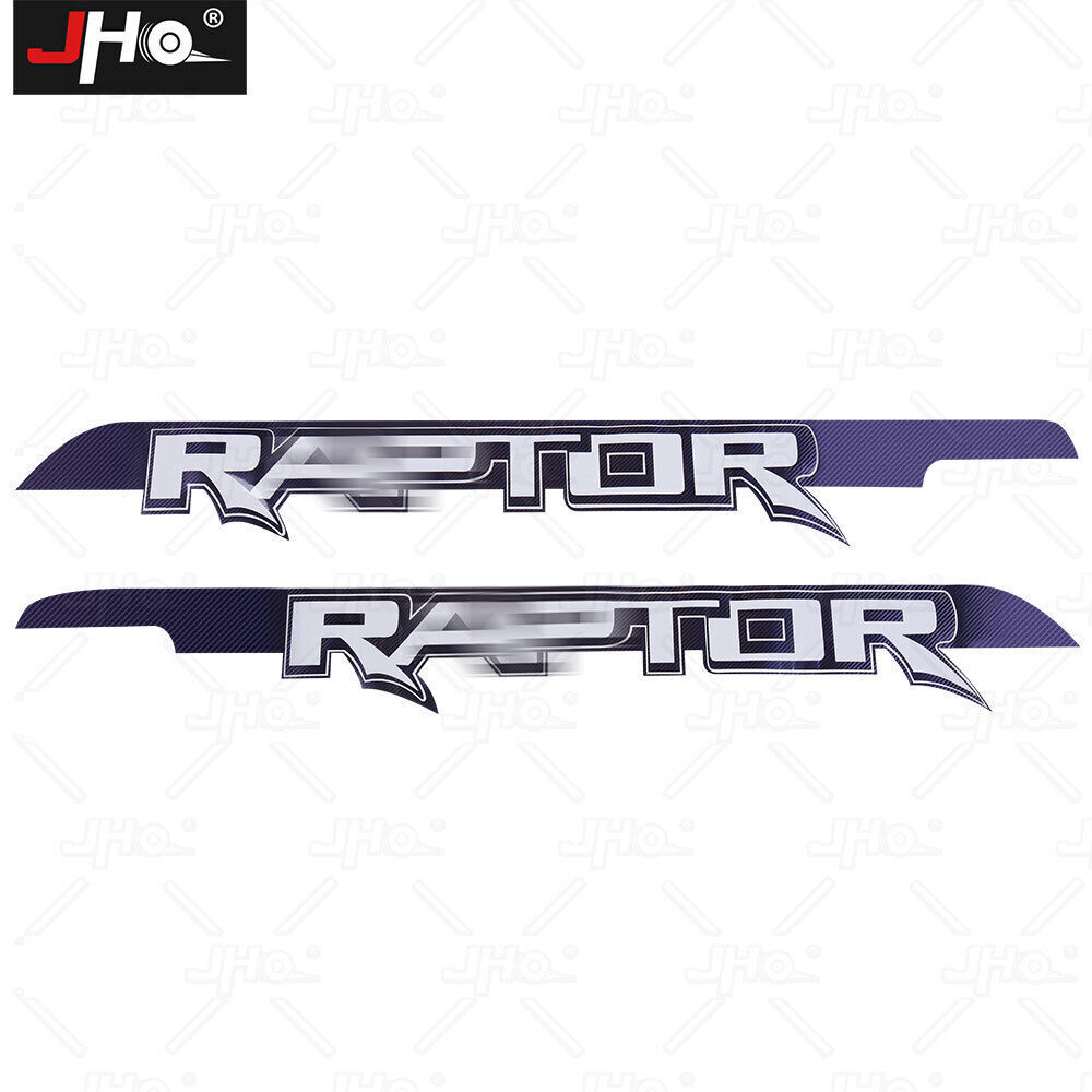 8PCS Purple Carbon Fiber Look Graphic Decals For 22-26 Ford F-150 Raptor Vinyl