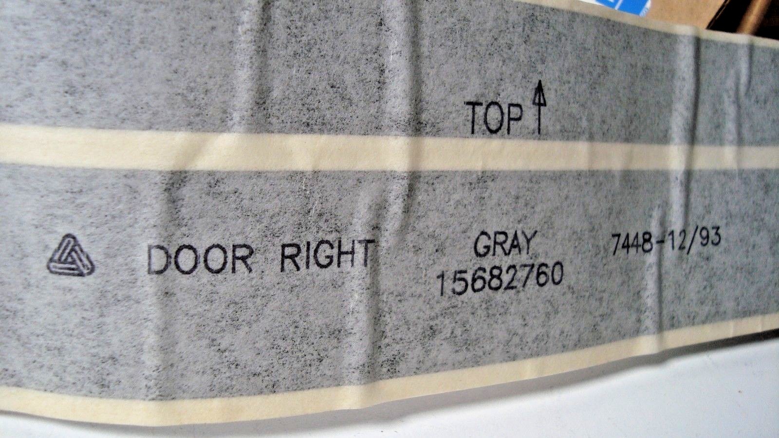GM NOS stripe decal Chevrolet S10 Right 52″ front door Gray 15682760 E4
