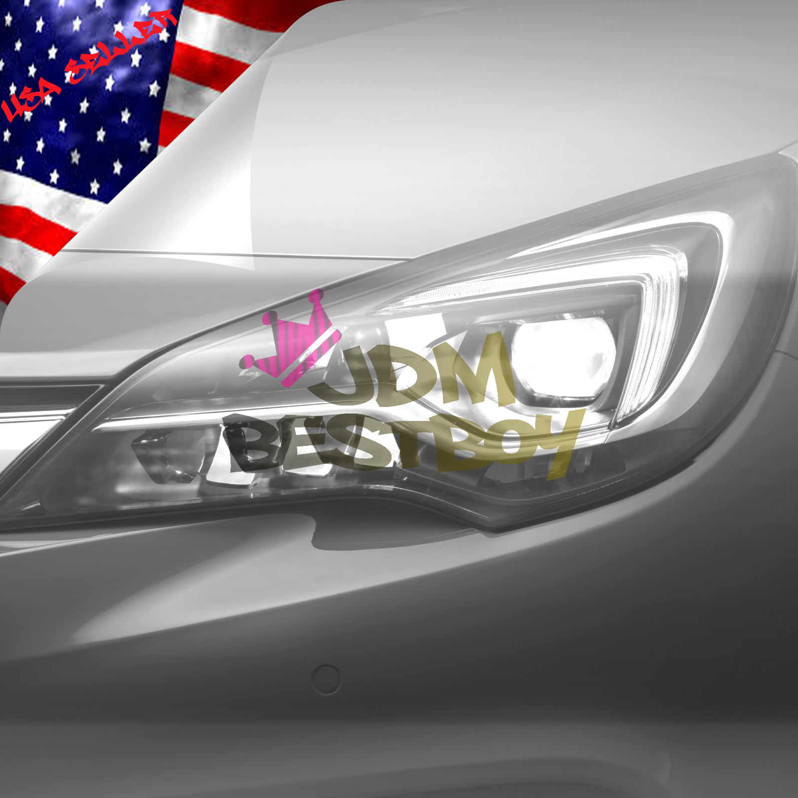 *Glossy Clear Tint Headlights Fog Lights Sidemarker Vinyl Sticker Sheet Film DIY