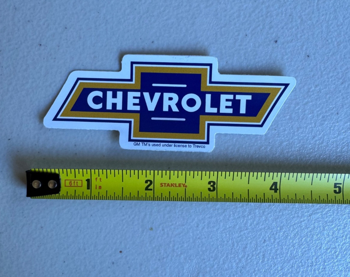 Chevrolet Bowtie Decal Die Cut Chevrolet Bow Tie Sticker 4″