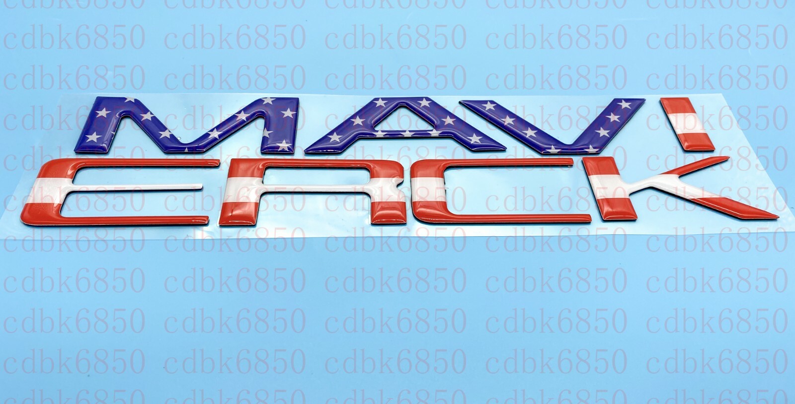 US flag letters compatible with FORD MAVERICK 2022 2023 logo tailgate insert